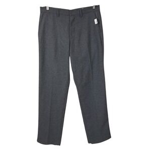 Gap 365 Wool Blend Trouser Grey Pants Straight Fit Career Office Soft 34 x 32